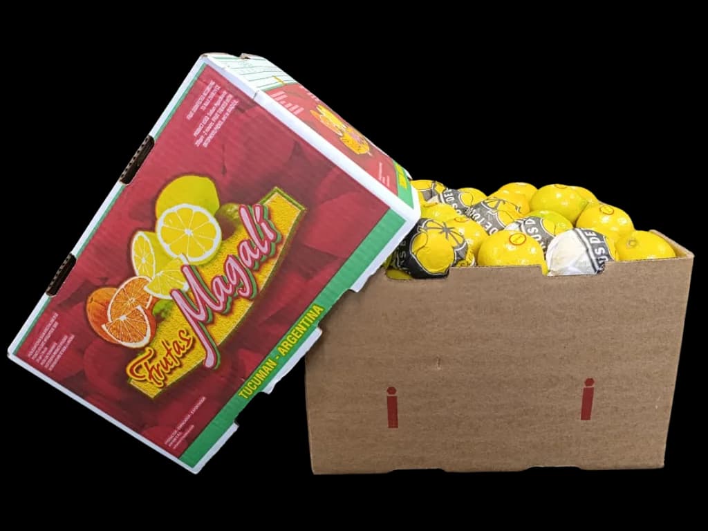 Caja de Limón de Exportación